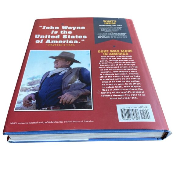 John Wayne Made In America Hardcover Book Read Description - Picture 7 of 15